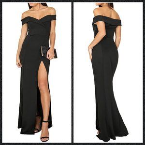 Sweetheart Solid Strapless Long Gown Dress